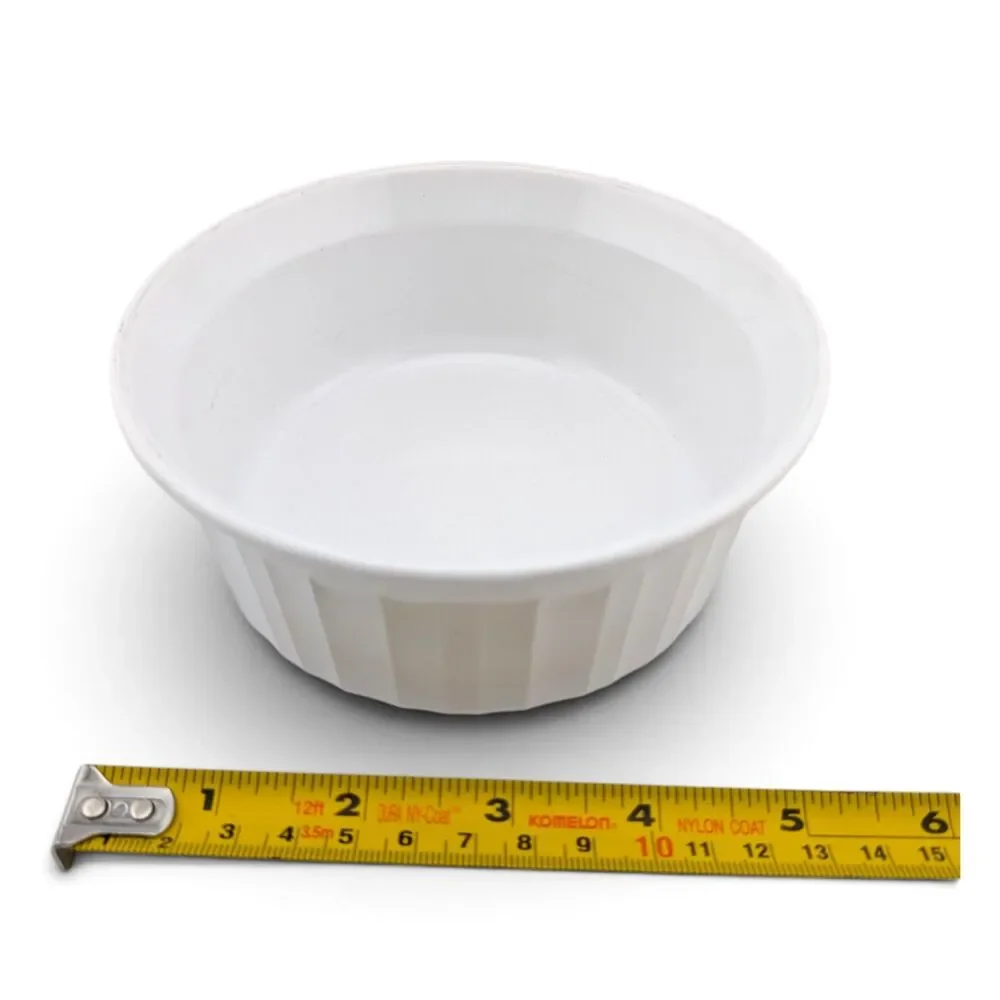 Corning Ware F-16-B 500 mL Ramekin Baking Dish + Unmarked White Ramekin Lot